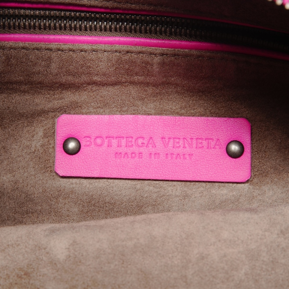 BOTTEGA VENETA Pink Intrecciato Bag - Picture 9 of 14